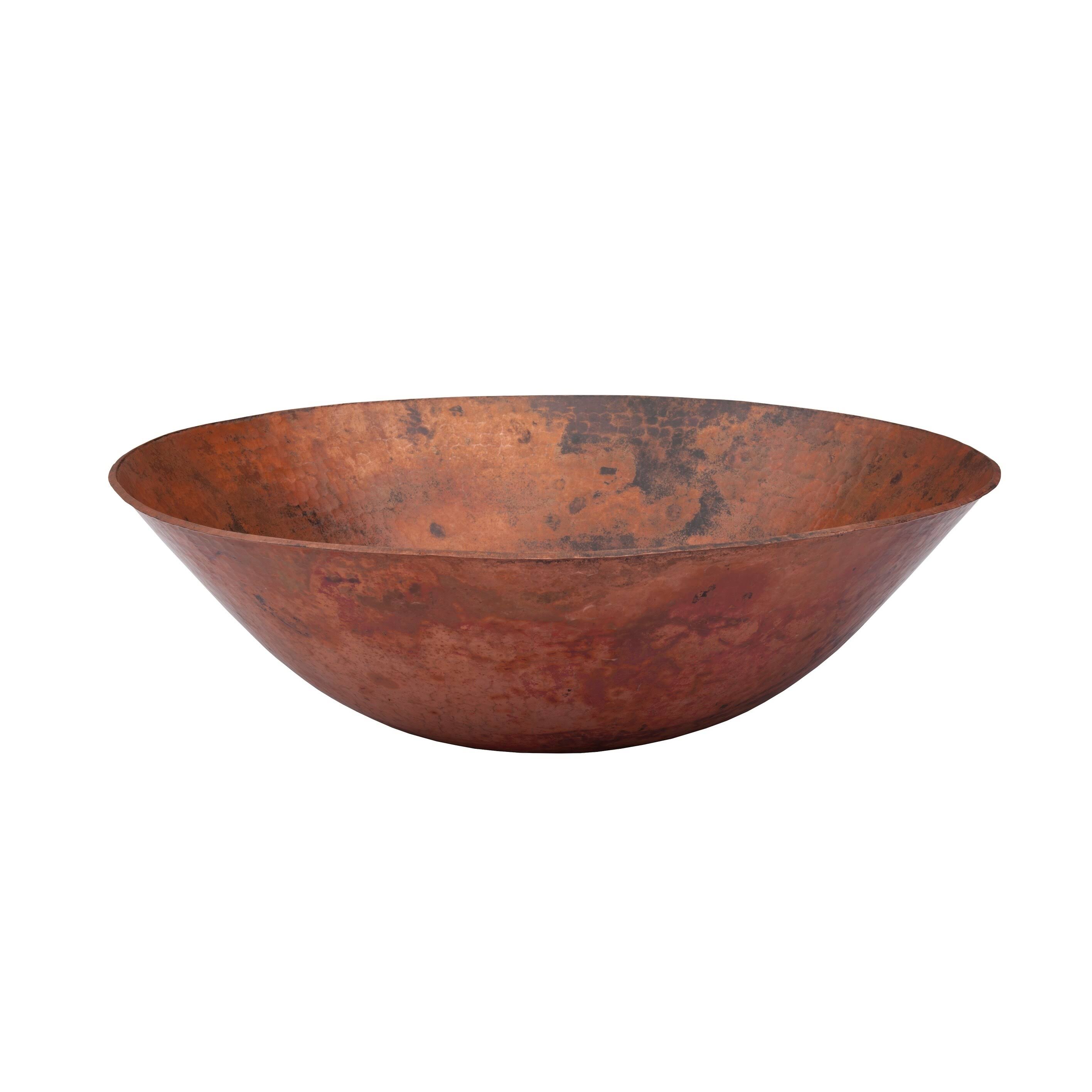 Novatto Catalonia Copper Vessel Sink, Natural