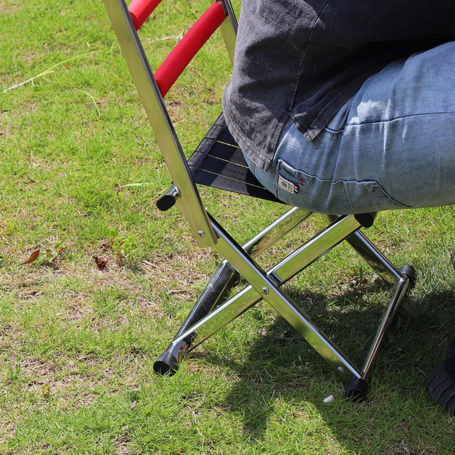 Fishing Chairs for Adults Portable Camping and Sports Chair with Light Weight Compact Size Outdoor Chairs (Medium)