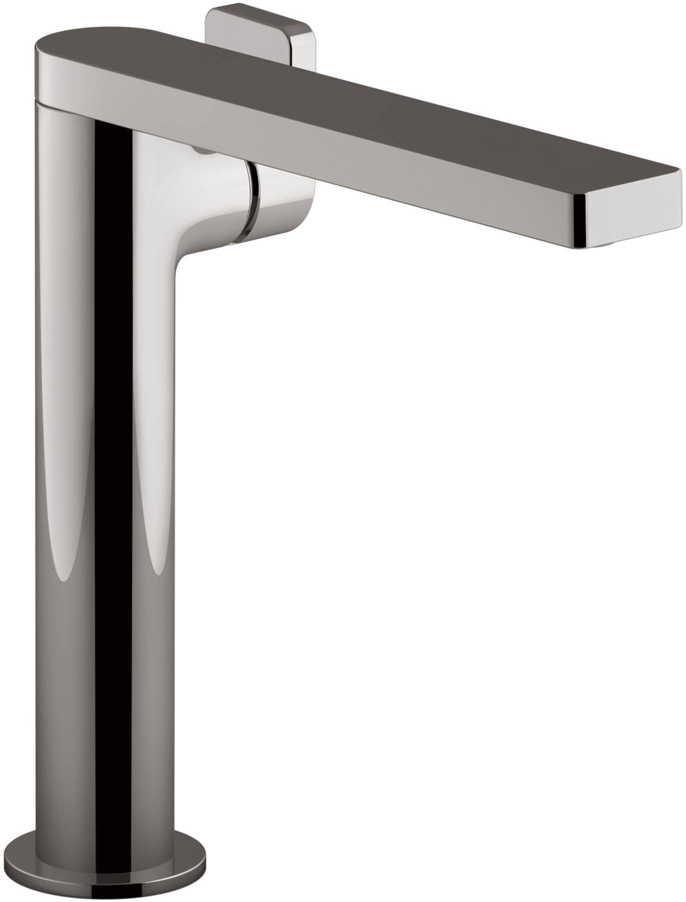 Kohler K-73168-4-TT Composed Tall Single Bathroom Sink Faucet with Lever Handle, Titanium