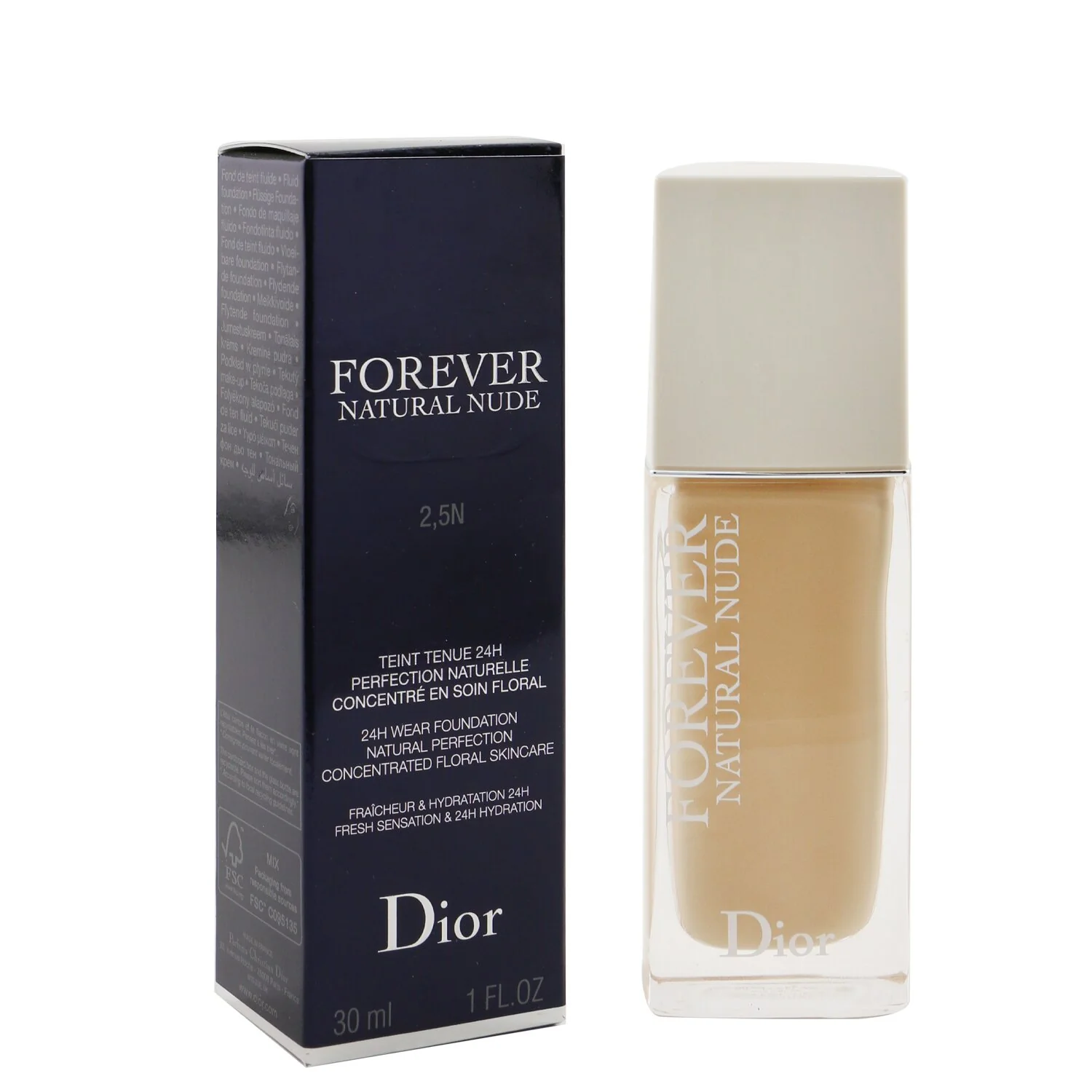 Christian Dior Dior Forever Natural Nude 24H Wear Foundation - # 2W Warm  30ml/1oz