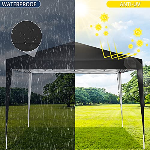 COBIZI Canopy 10x20 Pop Up Canopy Tent with 6 Sidewalls Party Tents for Parties Weddings Backyard Waterproof Canopy Outdoor Commercial Canopy Event
