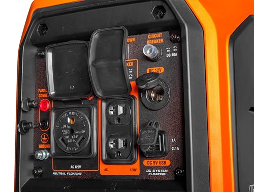 WEN 4500-Watt Inverter Generator, RV-Ready, Quiet, Portable, and Lightweight with Fuel Shut Off (56432i)