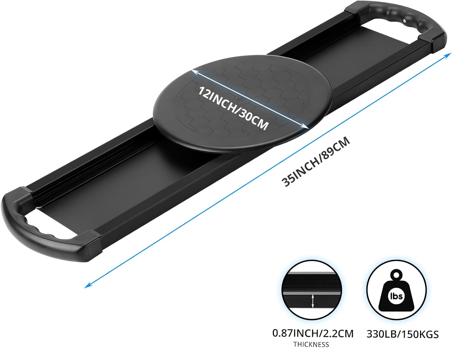 Transfer Board 35"*12"- Patient Slide Assist Device, Slide Board, Sliding Board to Wheelchair Transfer,Transfer Disc for Elderly