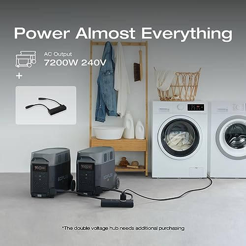 EF ECOFLOW DELTA Pro Extra Battery 3600Wh, 2.7H to Full Charge, Battery Backup for Home Use, Blackout, Camping, RV