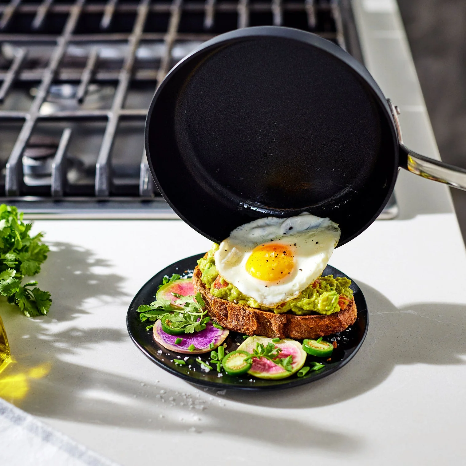 All-Clad Hard-Anodized Fry Pan Set - 3 Pieces