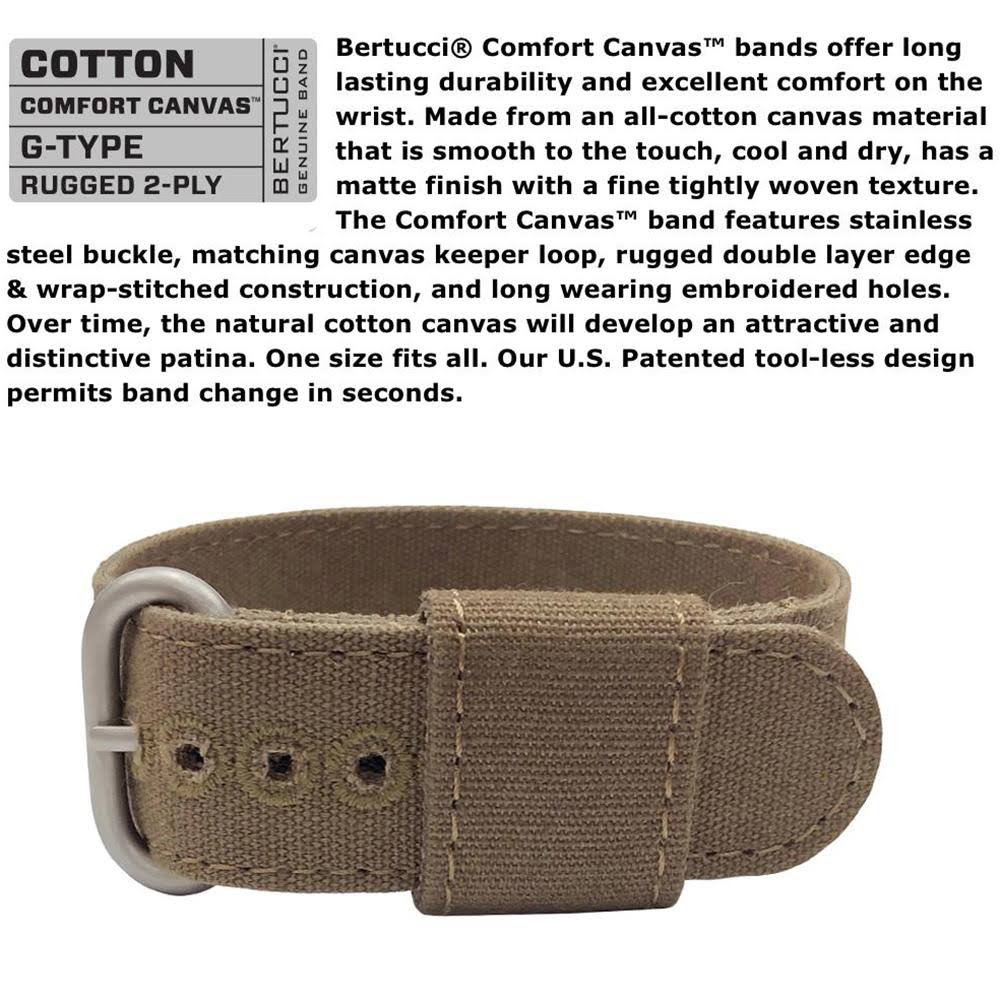 Bertucci DX3 Canvas - Patrol Khaki - Bark Comfort Canvas