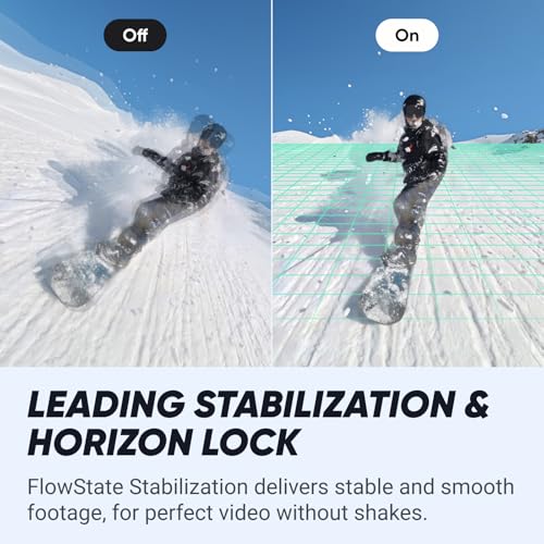 Insta360 X4 Standard Bundle - Waterproof 8K 360 Action Camera, 4K Wide-Angle Video, Invisible Selfie Stick Effect, Removable Lens Guards