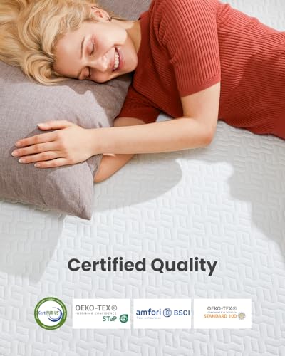 Dreamsmith Twin XL Mattress Topper - 3 Inch Cooling Gel Memory Foam Mattress Pad for Pressure Relief