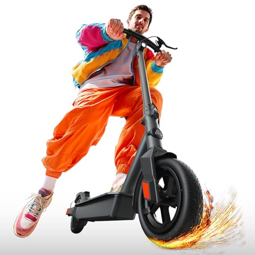 TST Electric Scooter for Adults, Up to 19/23 MPH and 15/20 Miles Long-Range, 500W Peak Motor Foldable E Scooter