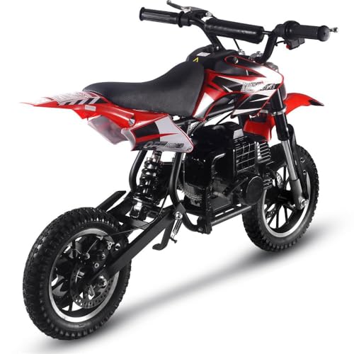 MotoTec DB-01 50cc 2-Stroke Kids Gas Dirt Bike Blue