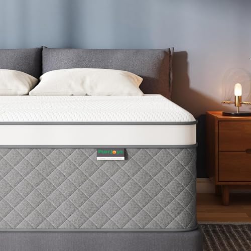Full Mattress, 12 Inch Full Size Mattress with Cooling-Gel Memory Foam &Pocket Spring Hybrid, CertiPUR-US Certified, Medium Firm