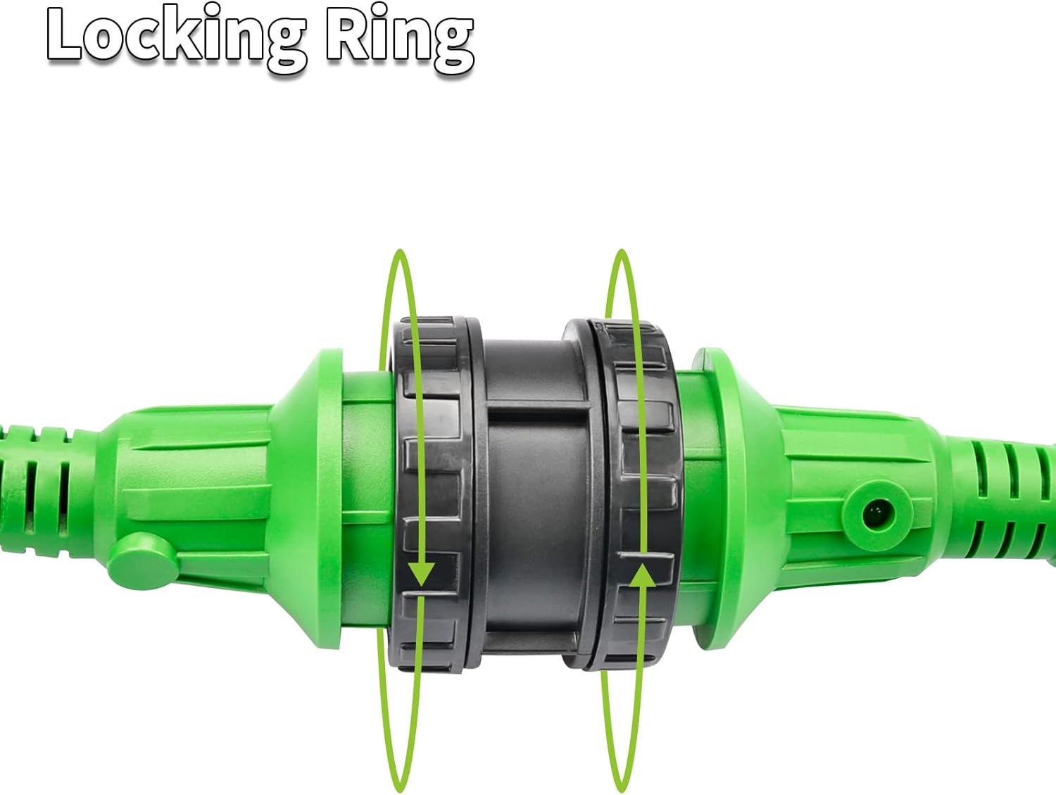RVMATE 3 Prong 30 Amp Generator Extension Cord 25 Feet, with Locking Ring and LED Power Indicator Light, NEMA L5-30P/L5-30R 125V Stow 10 Gauge