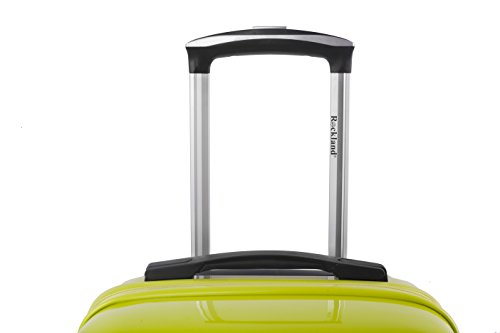 Rockland Melbourne Hardside Expandable Luggage with Spinner Wheels, 2TONEBLUE, 2 Piece (20/28)