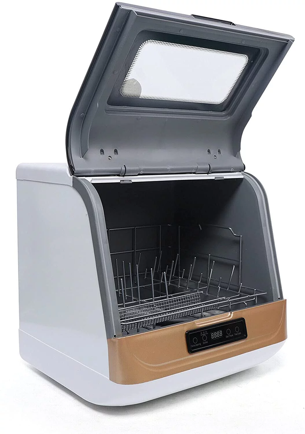 TFCFL Portable Countertop Dishwasher 4 Washing Programs 1200W Dish Washer Automatic
