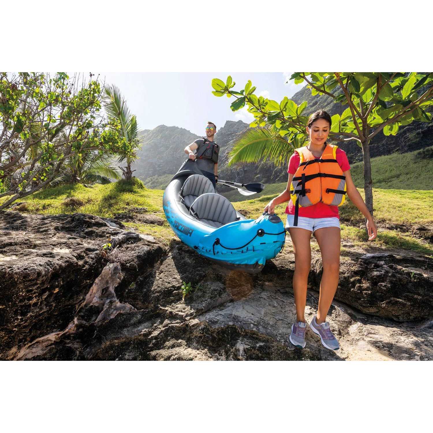 Intex Sport Series Tacoma K2 10 ft 3 in Inflatable Kayak - Sports Supplies Online Store