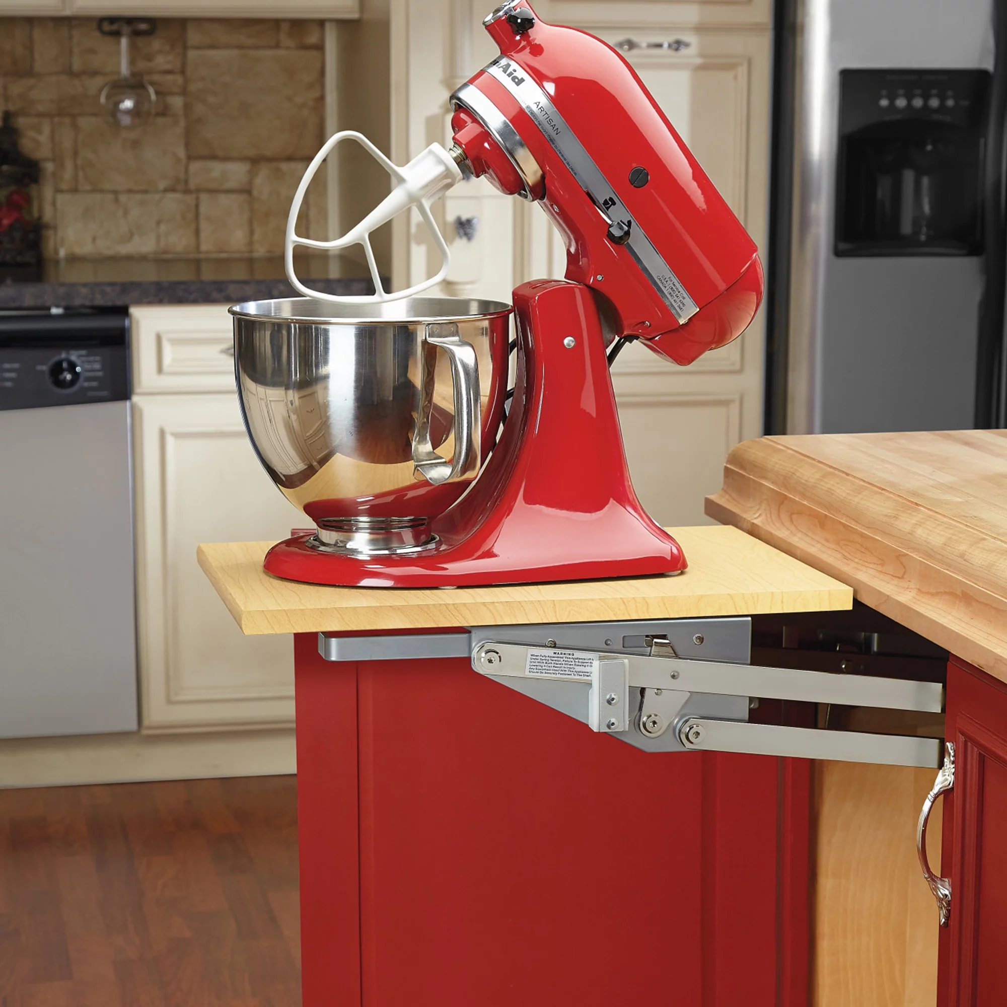 Rev-A-Shelf Mixer/Appliance Lift System for Base Cabinet, RAS-ML-HDSC