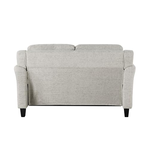 Lifestyle Solutions Harrington Loveseat, Black