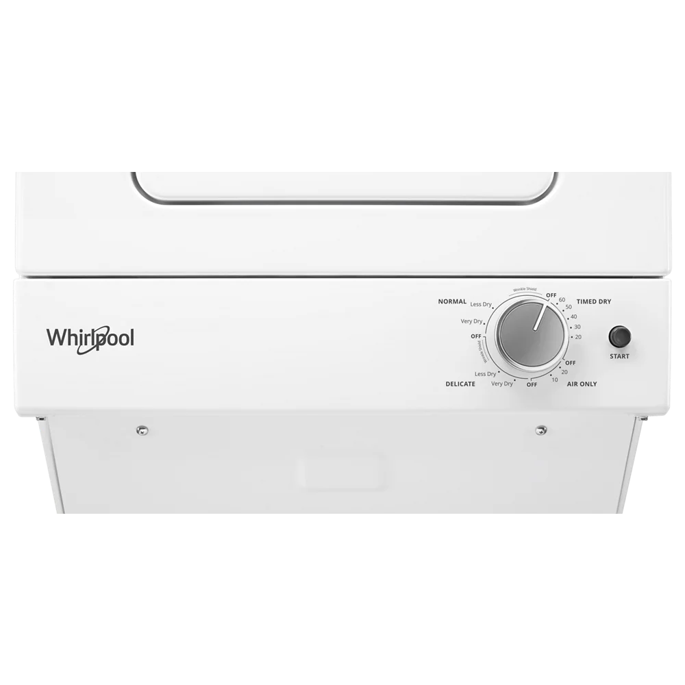 Whirlpool Wet4124h 24" Wide Laundry Center - White