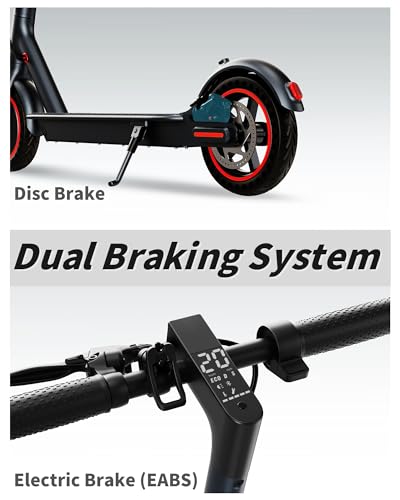 Electric Scooter for Adults, Powerful 500W/1500W Peak Motor, 8.5"/10" Tires, Max 21/28/35 Miles Long Range, Top Speed 19/21/25 MPH, APP