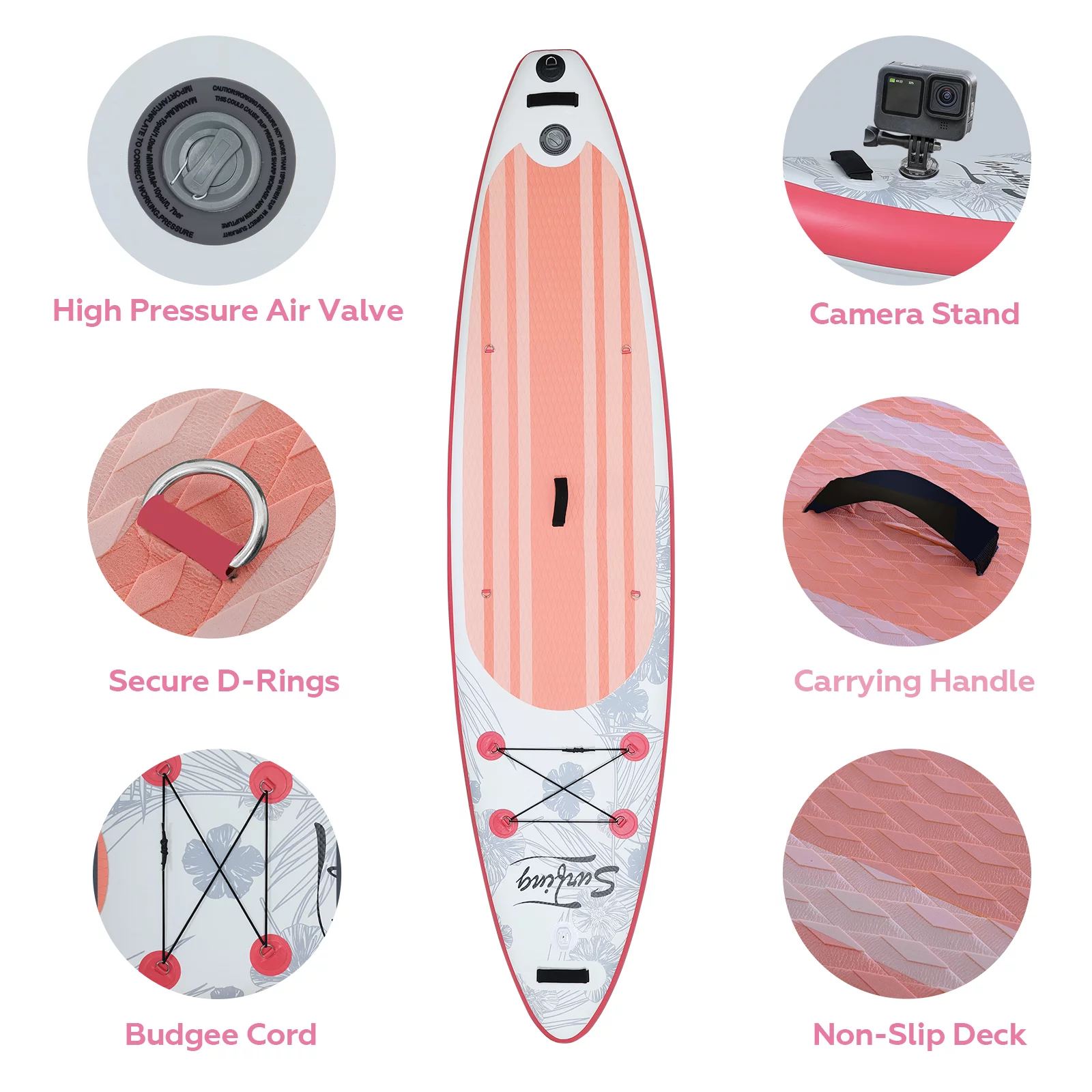 ELECWISH 11 Ft Inflatable Stand Up Paddle Board with Kayak Seat, Non-Slip Deck SUP Paddle Board with Premium Kayak and SUP Accessories & Backpack