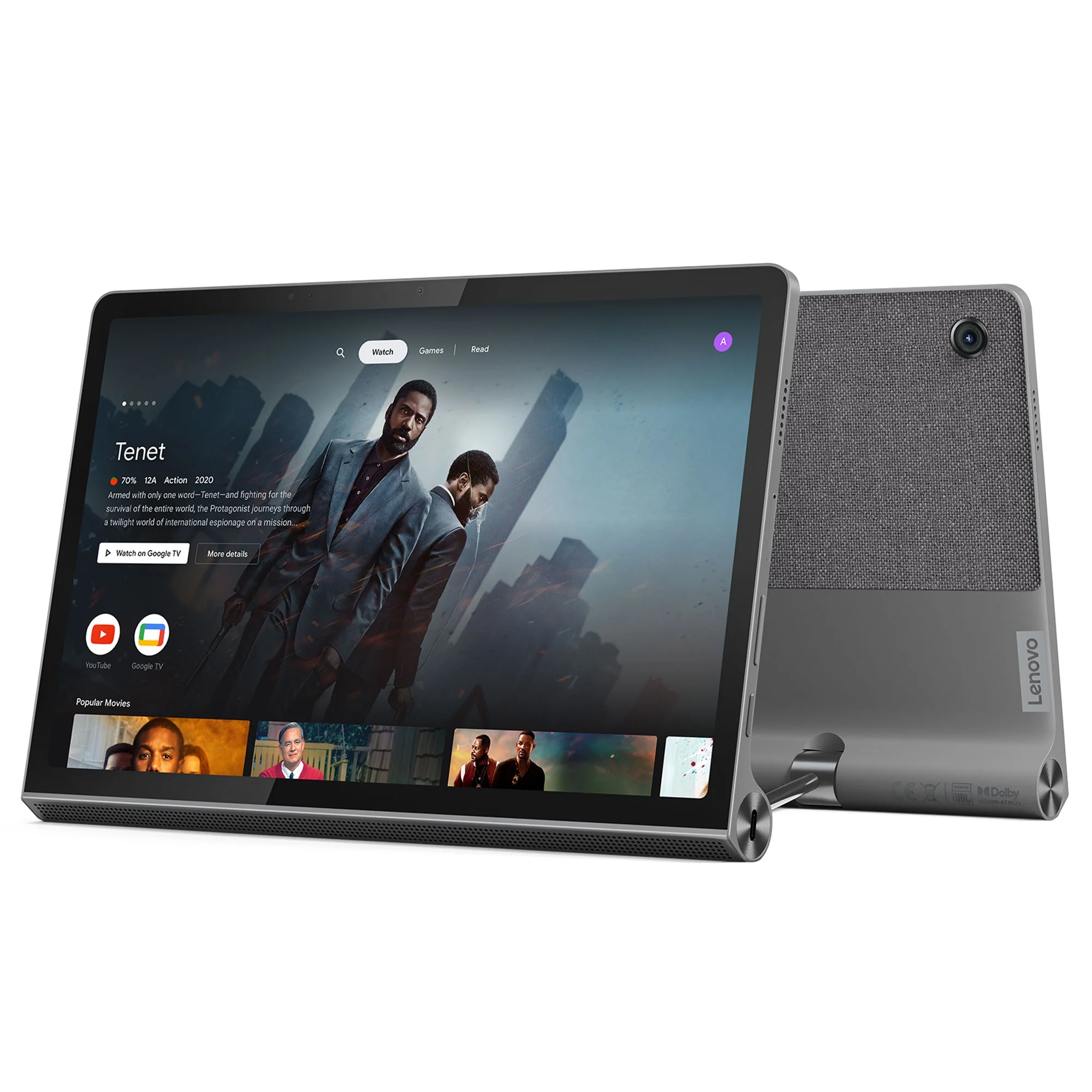 Lenovo Yoga Tab 11, 11.0" IPS Touch 400 nits, 4GB, 128GB, Android 11 ZA8W0072US