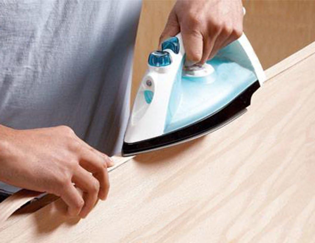 Edge Supply Red Oak 13/16 X 25' Roll Preglued, Wood Veneer Edge Banding, Flexible Wood Tape