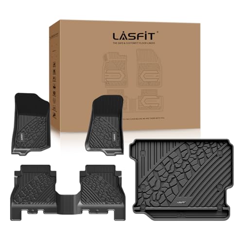 LASFIT Floor Mats & Trunk Mat for Jeep Grand Cherokee 2022-2025 5-Seat (Include 4xe, NOT for L)