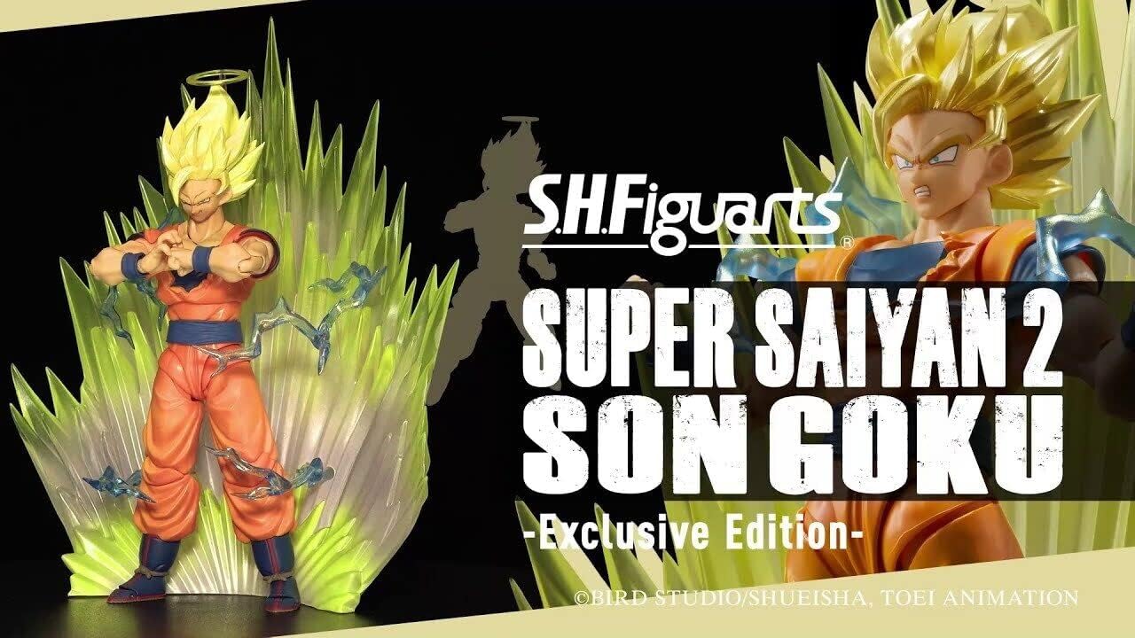 BANDAI NAMCO Entertainment Dragon Ball Z Super Saiyan 2 Son Goku S.H.Figuarts Exclusive Tamashii