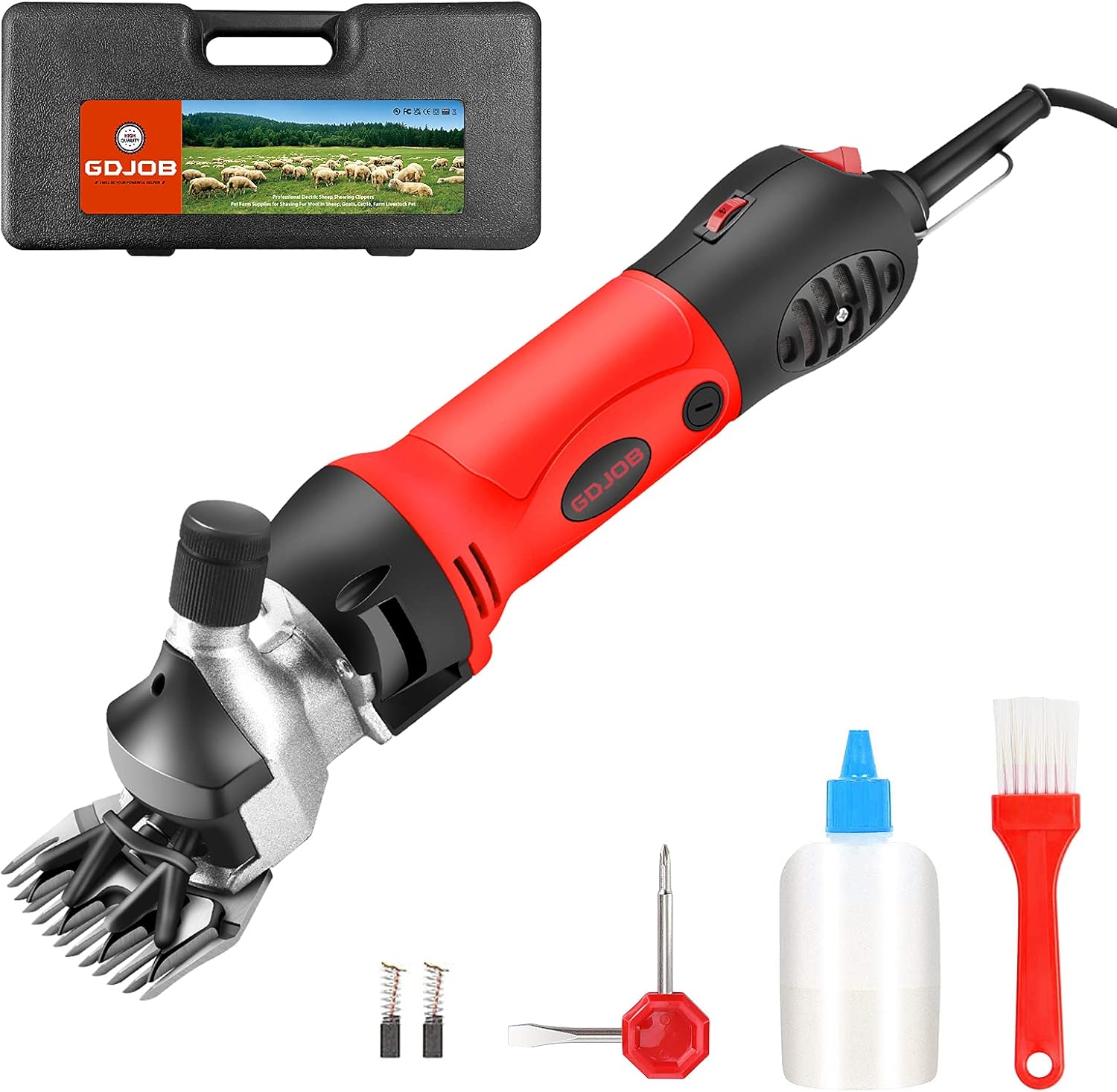 Sheep Shears,500w Professional Sheep Shearing Clippers, Pet Farm Supplies for Shaving Fur Wool in Sheep, Goats, Cattle, Farm Livestock Pet
