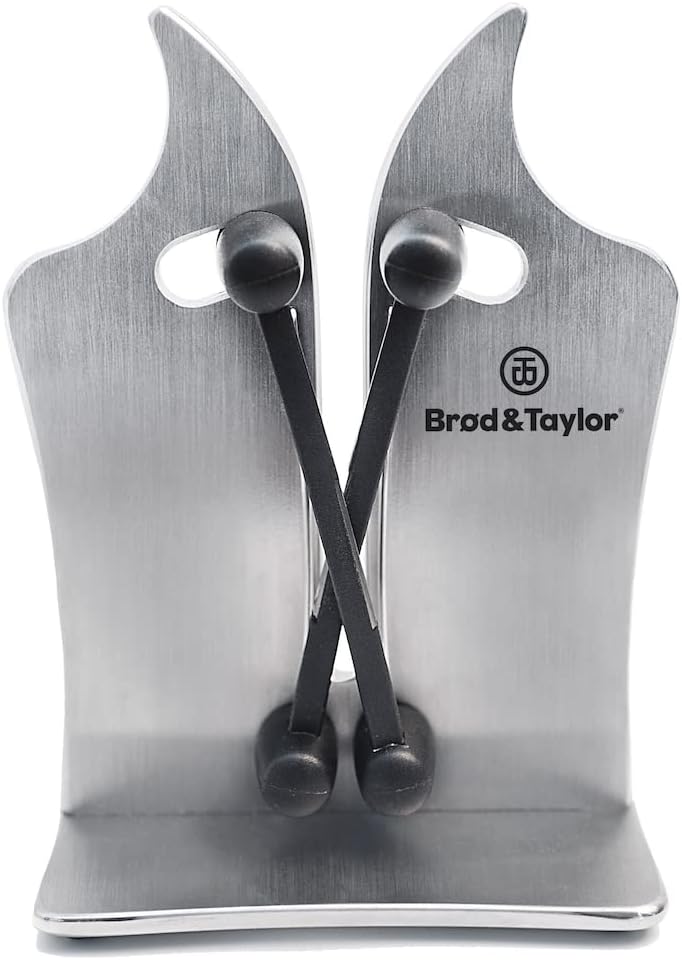 Brod & Taylor Professional Knife Sharpener Solid Stainless Steel and Austrian Tungsten Carbide