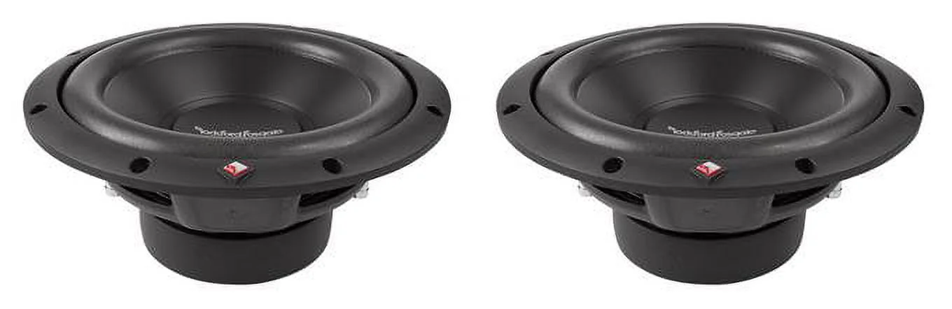 2) ROCKFORD 1000W 10 Inch Subwoofers and Dodge Ram Quad Cab '02-15 Box