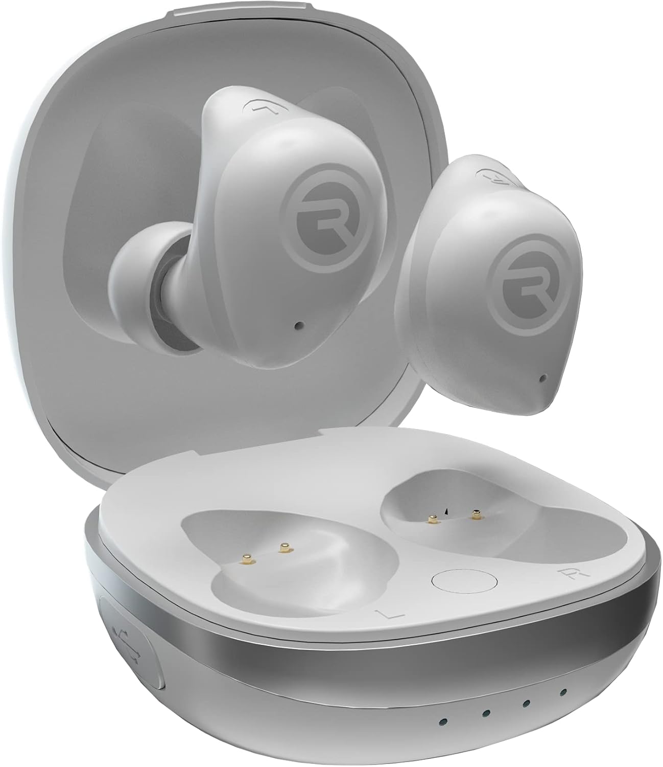 Raycon Fitness Bluetooth True Wireless Earbuds with Built in Mic 54 Hours of Battery IPX7 Waterproof and Charging Case with Talk, Text