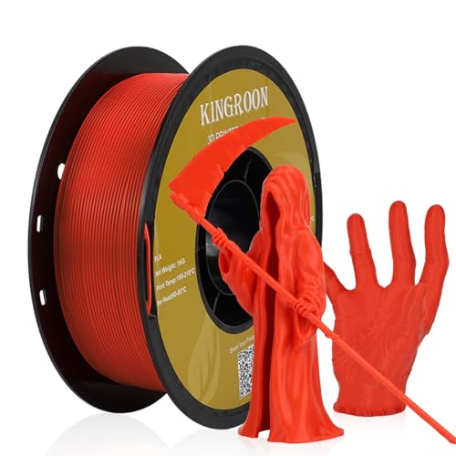 Kingroon PLA 3D Printer Filament, 12Rolls, Dimensional Accuracy +/- 0.03 mm, 12kg Spool(26.4lbs)