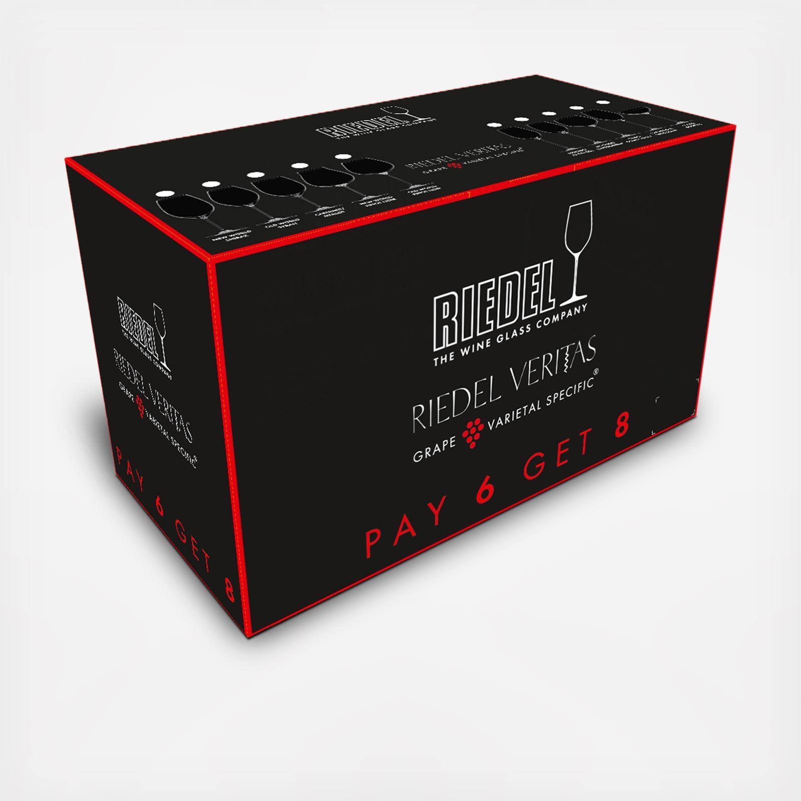 Riedel Veritas Cabernet / Merlot Pay 6 Get 8