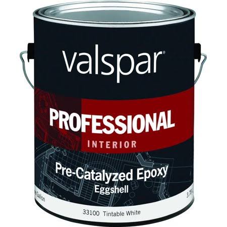 Valspar 33100 Epoxy Pre-Cat Eggshell Wht Gal
