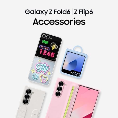 SAMSUNG Galaxy Z Flip 6 AI Cell Phone, 256GB Unlocked Android Smartphone, FlexCam, Photo Assist, Camcorder Mode, Live Interpreter, Foldable Design