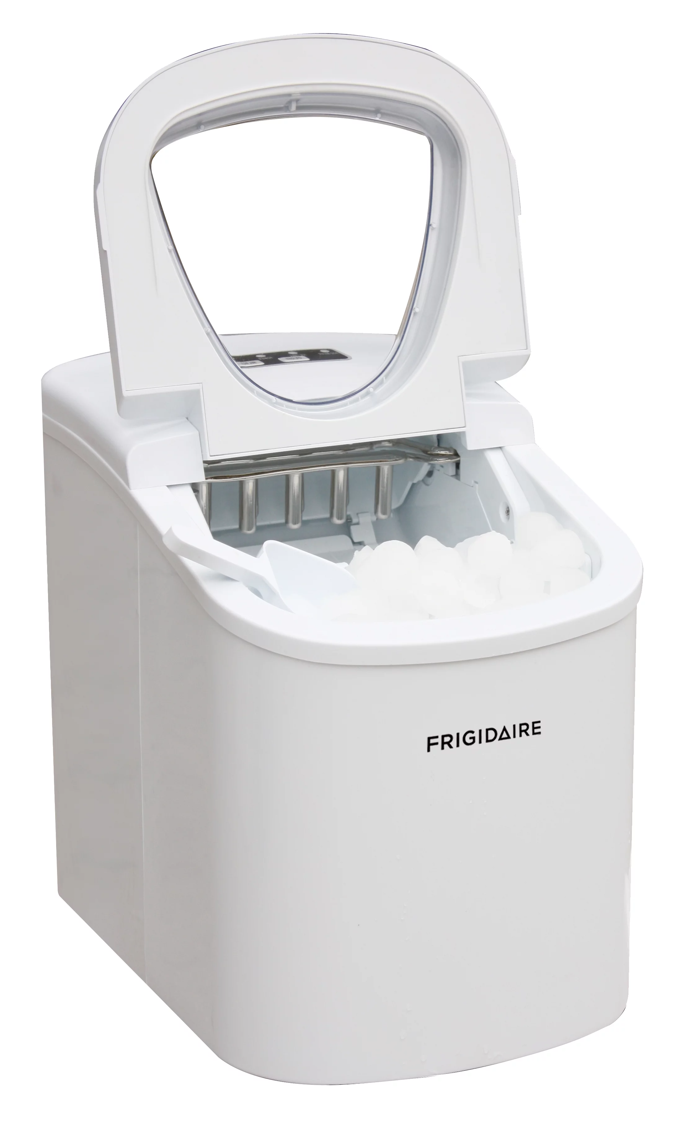 Frigidaire 26lbs. Portable Countertop Ice Maker (Ice Bullets)- Silver