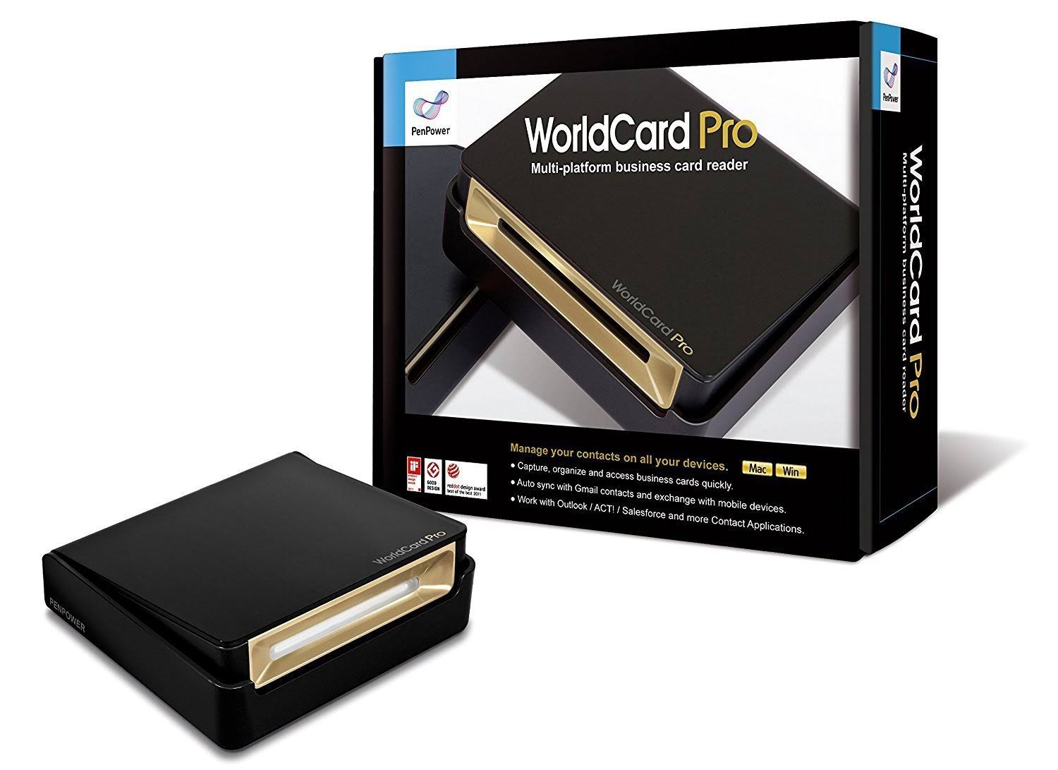 PenPower WorldCard Pro Portable Card Scanner - 600 dpi