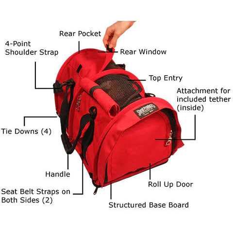 Sturdi Products SturdiBag Divided Pet Carrier - Pet Supplies online store