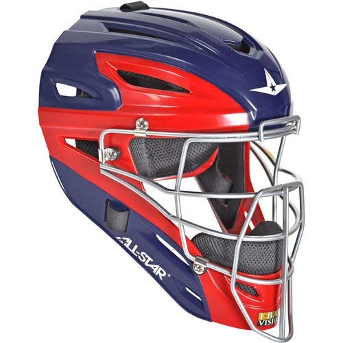 All-Star Catcher’s Gear Kit – Includes Helmet, Chest Protector & Leg Guards – Lightweight, Durable Baseball Protective Set, Meets NOCSAE