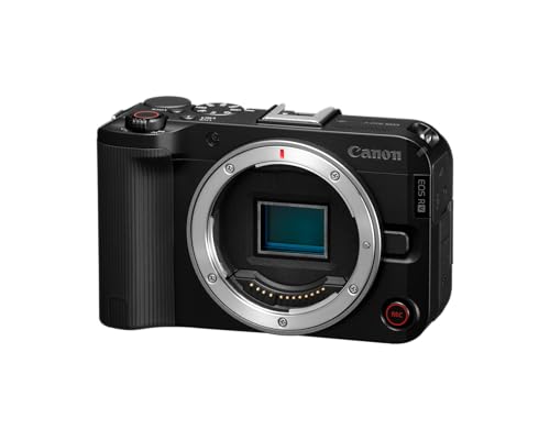 Canon EOS R50 V (Body Only), APS-C Mirrorless Interchangeable Lens Hybrid Camera, Vertical Video, Vlogging, Live-Streaming, Content Creation