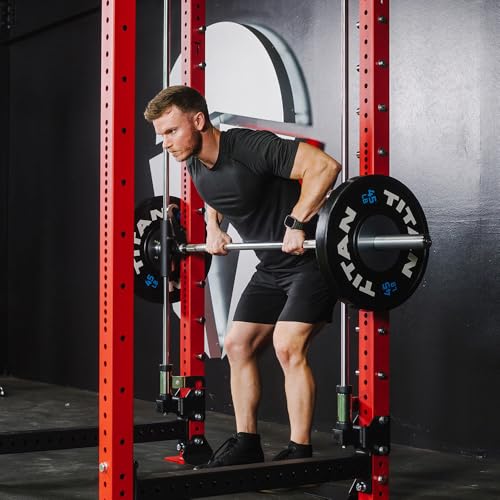 Titan Fitness X-3 Series 80" Smith Machine Power Rack Attachment, 500 LB Capacity, Comes with Smith Olympic Bar, Guide Rods, Safety Catches