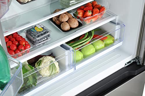 Hamilton Beach French Door Full Size Counter Depth Refrigerator