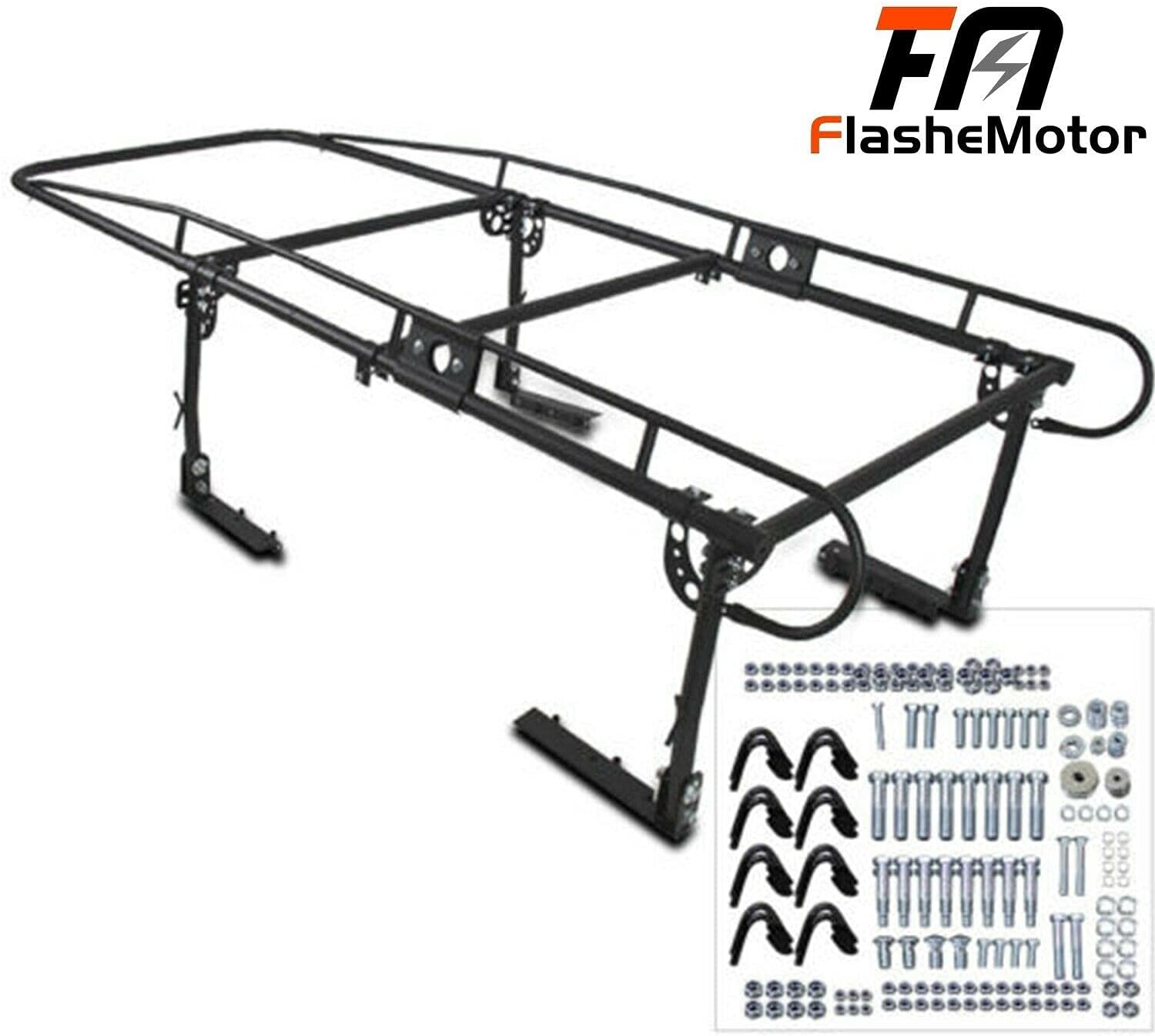 Boshishu 1000 Lb Adjustable Full Size Bed Truck Ladder Rack Pick Up Lumber Kayak Utility,Fast delivery, simple installation, support adaptation query