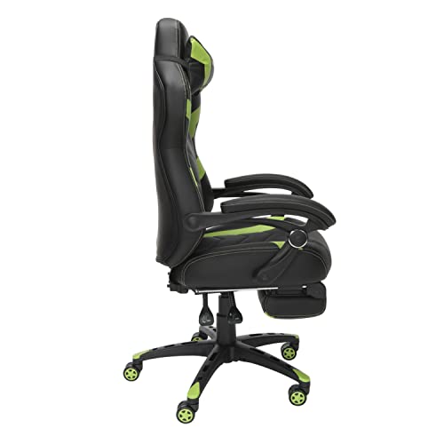 RESPAWN 110 Pro Gaming Chair - Gaming Chair with Footrest, Reclining Gaming Chair, Video Gaming Computer Desk Chair, Adjustable Desk Chair