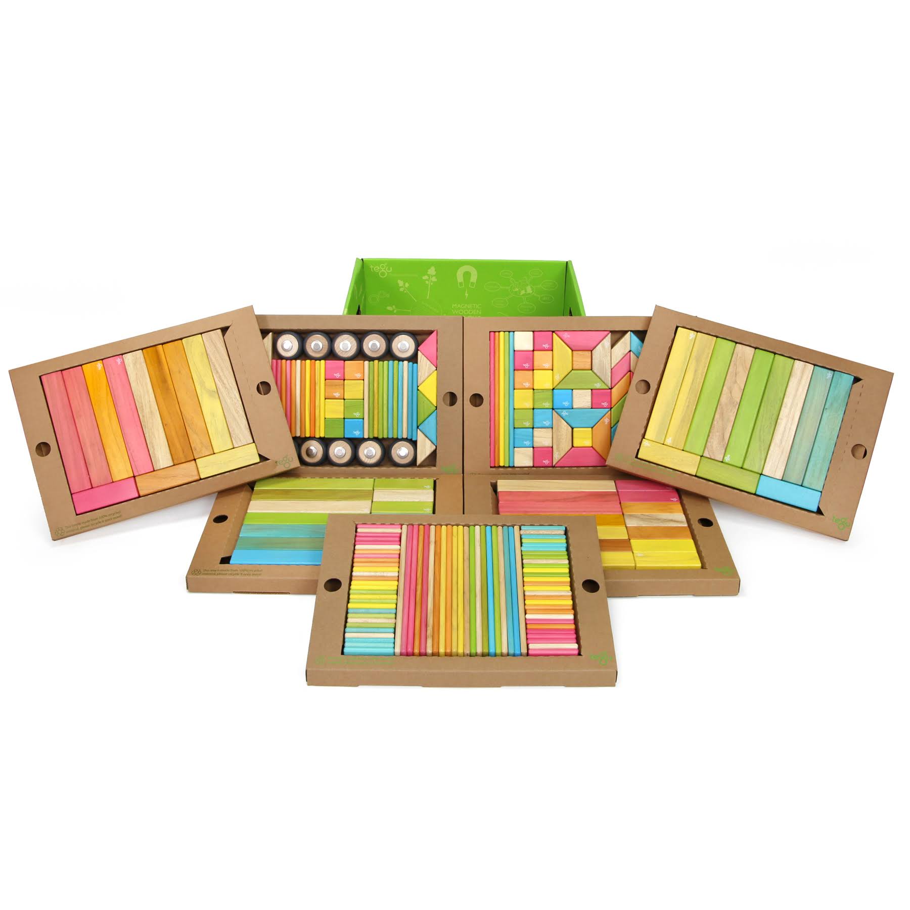 Tegu 240 Piece Tints Classroom Kit