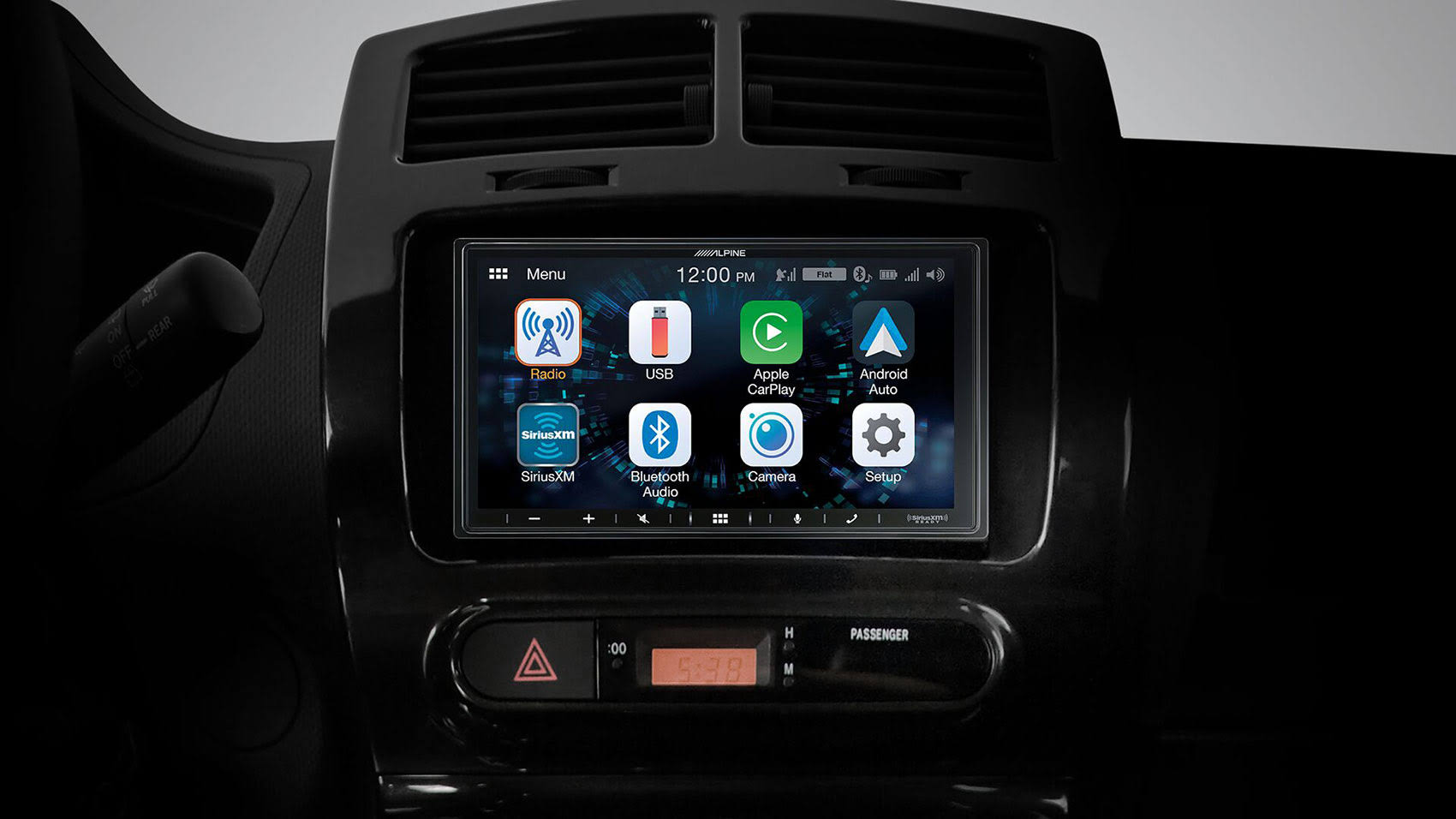 Alpine iLX-W650 7x22 Digital Media Bluetooth CarPlay Receiver+KTA-450 Power Pack
