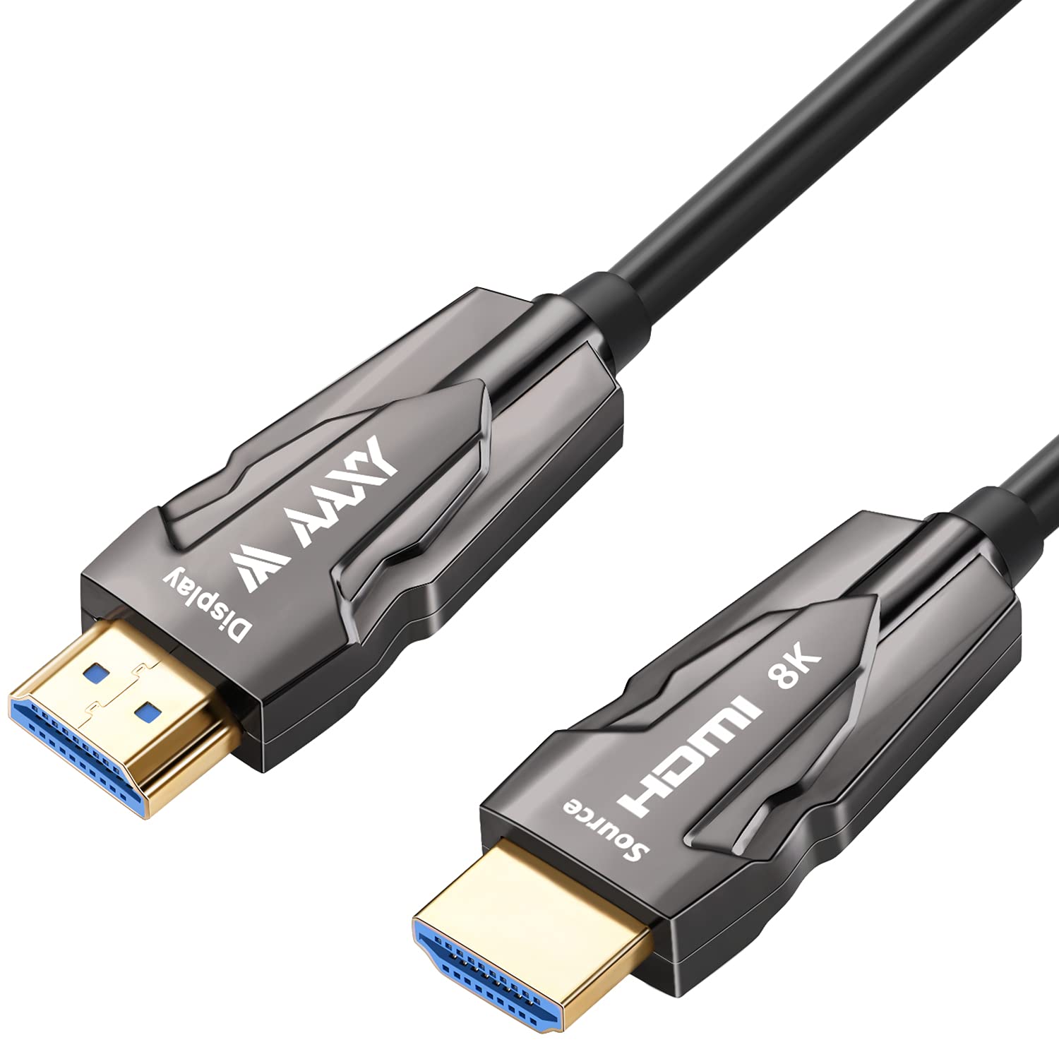 4K Fiber HDMI Cable 75ft, High Speed 18Gbps Fiber Optic HDMI 2.0 Cable Supports 4K@60Hz, 4:4:4, HDR, Dolby Vision, HDCP 2.2, ARC, 3D