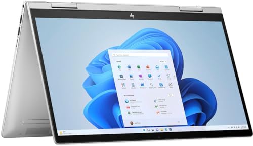 HP Envy x360 2-in-1 2023 Business Laptop 14" FHD IPS Touchscreen 10-Core Intel 7 150U 16GB DDR4 512GB SSD Intel Graphics Wi-Fi 6E Backlit Keyboard