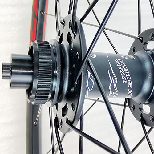 26/27.5/29'' Wheelset Mountain Bikes Center Lock Disc Brake 700C Road Bikes Wheelset 28H Hub Rim QR for 8/9/10/11/12 Speed Cassette